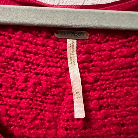 Free People Fuchsia Songbird Sweater - Picture 4 of 6